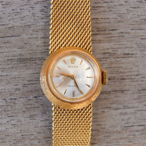 rolex precision gold watch|gold Rolex watch women.